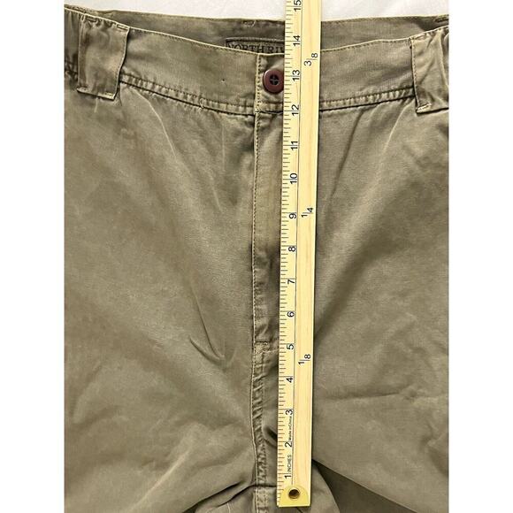 North River Outfitters Cargo Shorts Men's Size 38 Green 8 Inch 100% Cotton - Picture 9 of 11